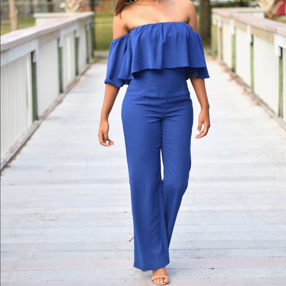 Cute blue Jump Suit